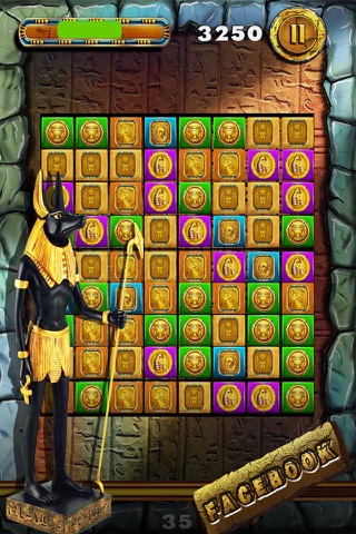Tiles of Egypt - Cleopatra's Mysterious Match 3 Game screenshot 3
