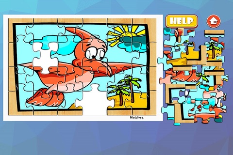 The Dinosaur Jigsaw Puzzle - Good for Kids screenshot 2