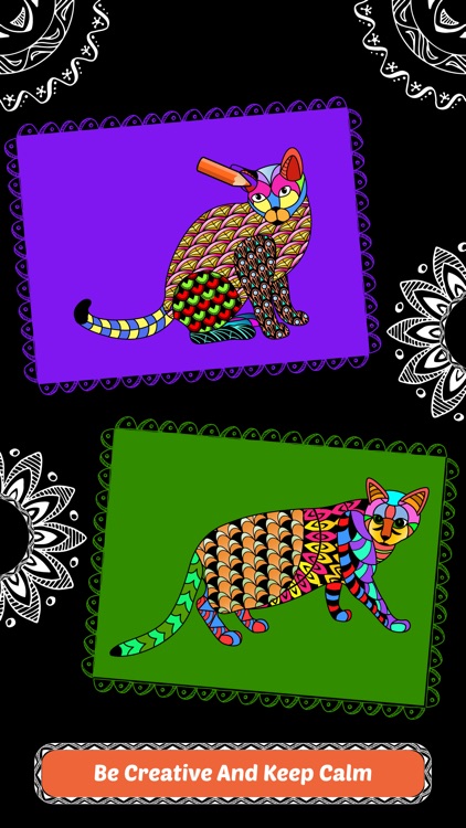 Creative Cats Art Class-Stress Relieving Coloring Books for Adults FREE