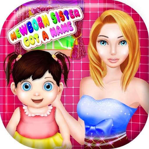 Newborn Sister Got A Name mommy care girls games icon