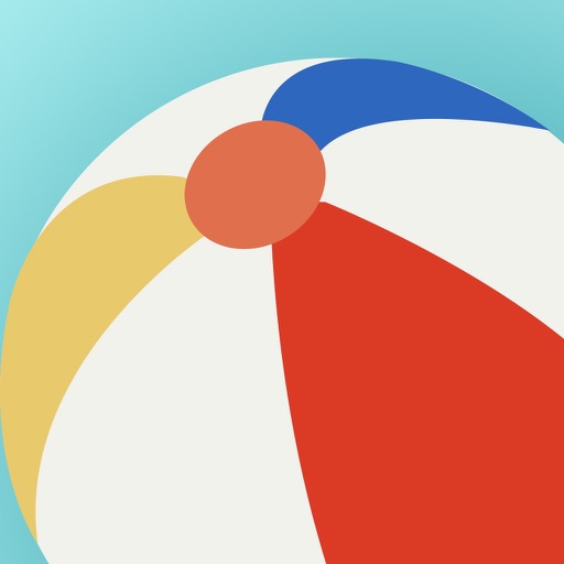 Summer Beach Ball Champion: Tap to Bounce, Avoid the Spikes! Icon