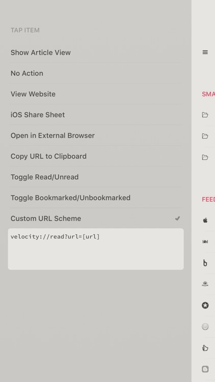 Sidetrack - For Feedbin and Feed Wrangler