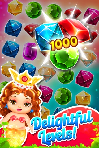 Jewel's Jam Match-3 - diamond game and kids digger's mania hd free screenshot 4