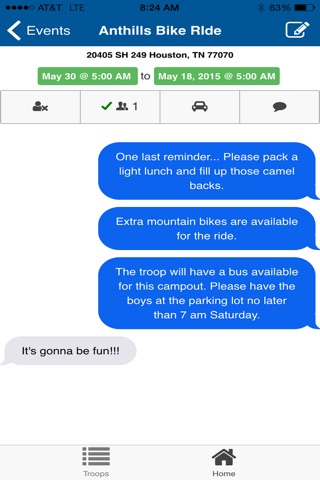 Troop Central Mobile screenshot 2