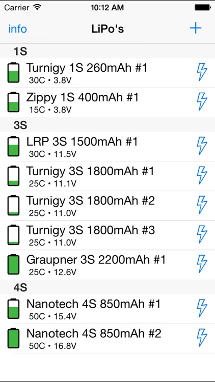 LiPo watch - Lithium Polymer battery logbook