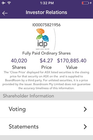 BoardRoom Investor screenshot 3