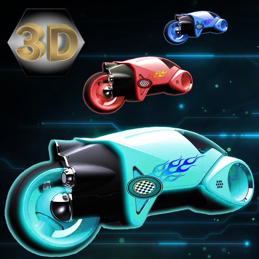 Racer Neon World 3D Icon