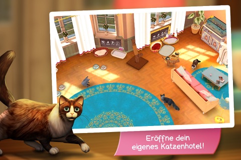 CatHotel - Care for cute cats screenshot 2