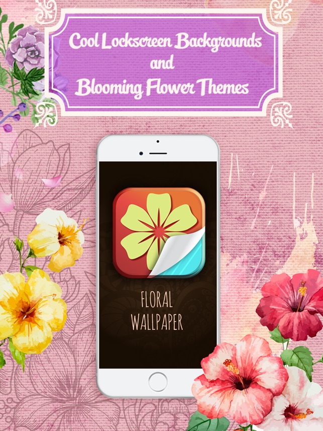 Hdの花の壁紙 おかしなロック画面の背景 そして花のテーマを開花 Iphoneのための をapp Storeで