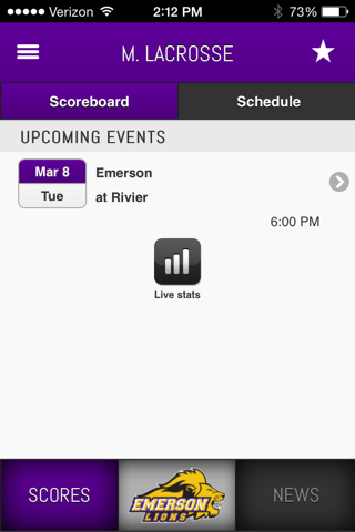 Emerson Lions Front Row screenshot 2
