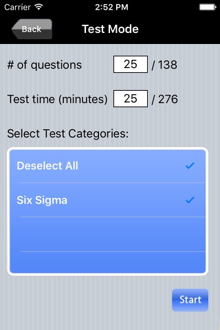 Six Sigma Green Belt Exam Prep screenshot 4