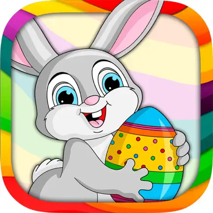 Painting Easter - coloring book eggs and rabbits Cheats