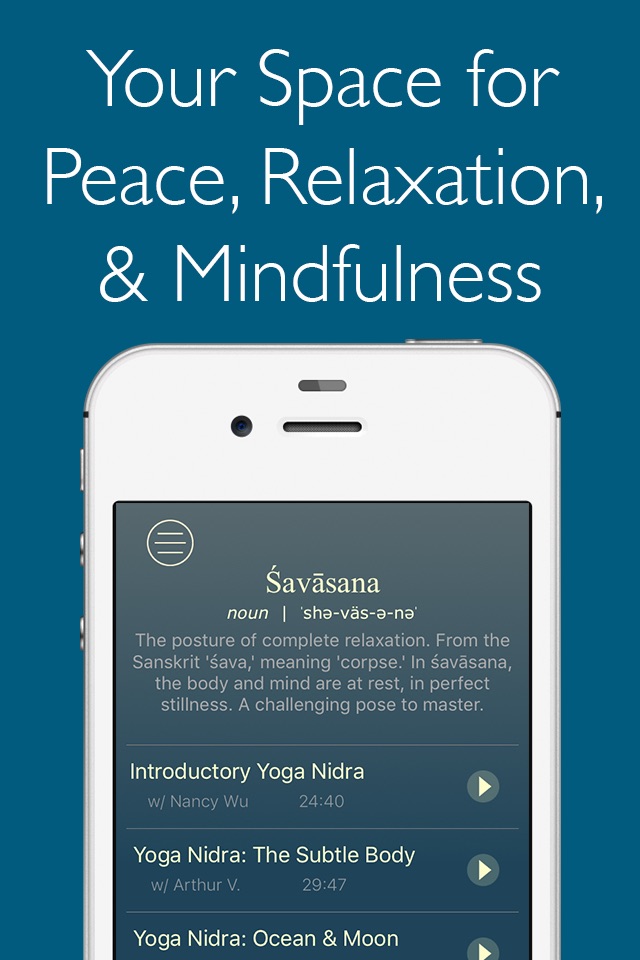 Śavāsana | Relaxation & Guided Meditation screenshot 2