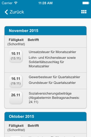N B A Freising Steuer App screenshot 4