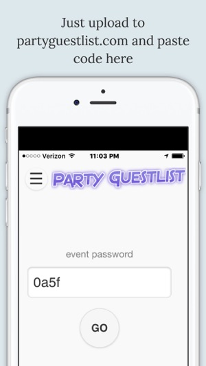 Party Guestlist