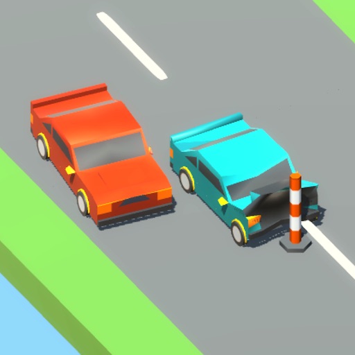 Blocky Cars - Infinite Traffic Toon Racer Icon