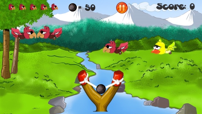 Slingshot Bird Sling Shooter:  A Fly Bubble Birdy Hunter Gam(圖2)-速報App