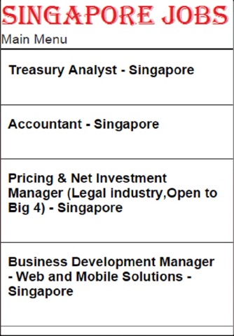 Singapore Jobs screenshot 4
