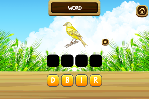 Animal Vocabulary Words English Language Learning Game for Kids screenshot 3