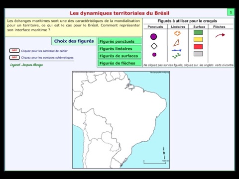 Croquis de géographie pour le Bac : Les dynamiques territoriales du Brésil screenshot 3