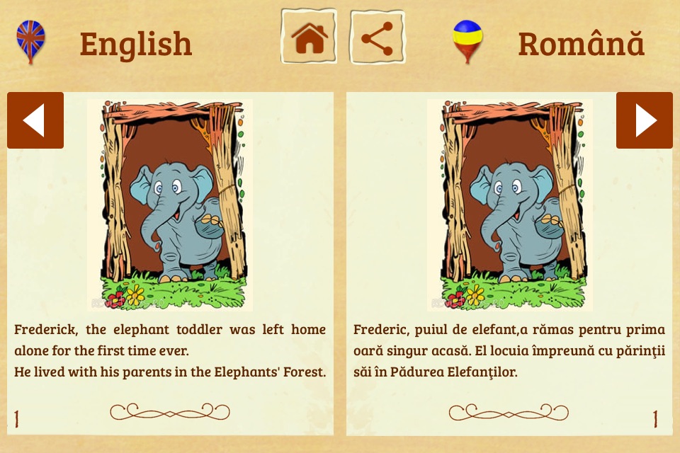 Stories in five languages screenshot 3
