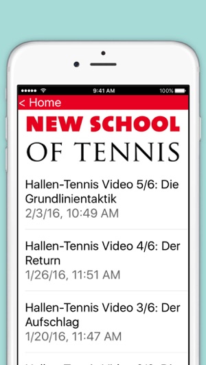 New School of Tennis(圖3)-速報App