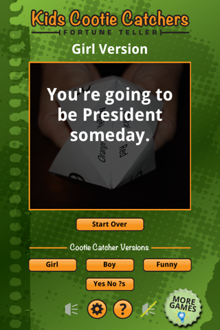 Cootie Catcher Game - náhled