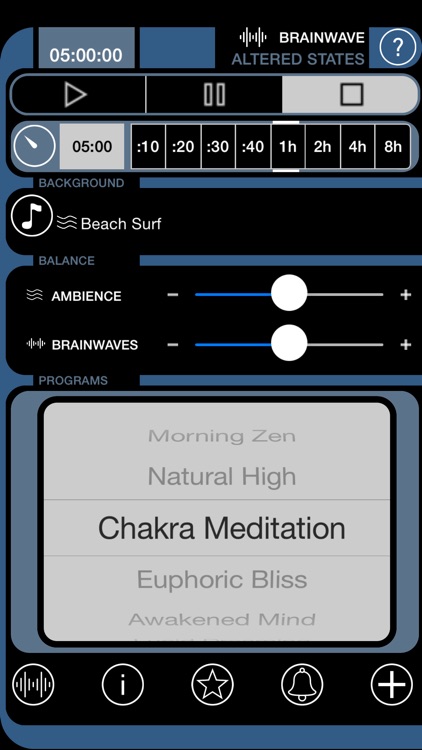 Brain Wave Altered States ™ - 15 Mind Altering Binaural Brainwave Entrainment Programs with Ambient Backgrounds and iTunes Mixing screenshot-3