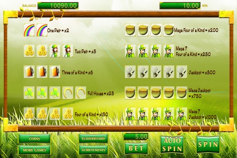 Mega Lucky Irish Slots PRO screenshot 4