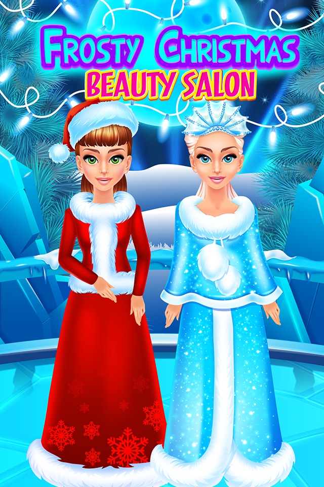 Frosty Christmas Beauty Salon - Makeover Spa Games screenshot 3