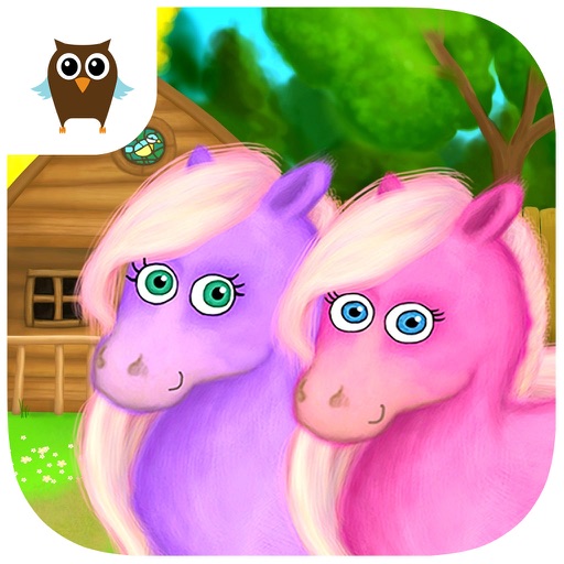 Pony Sisters in Magic Garden - Cute Animal, Vegetable & Flower Care Icon