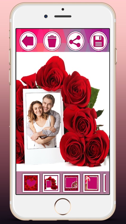 Love frames for pictures - Create postcards with romantic love pictures screenshot-3