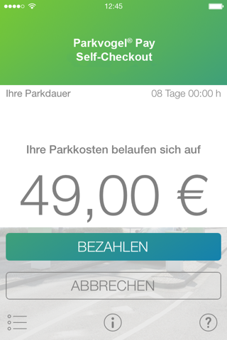 Parkvogel® Pay Self-Checkout screenshot 3