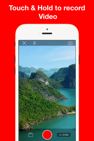 Touch and Hold to Record Video Upload to cloud - náhled
