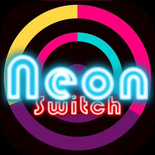 Neon Color Switch iOS App