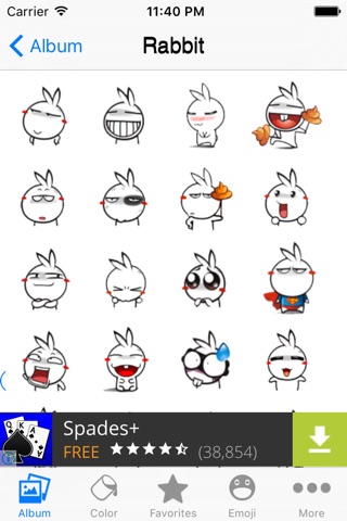 3D Gif Emoticons for WhatsApp, Instagram, Snap-chat, Wechat, Kik, WhatsApp, iMessage & Flirty Love Emoji screenshot 3