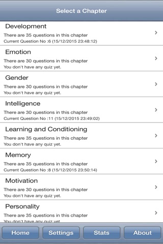 Psychology Quiz & Terms screenshot 2