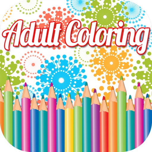 Adult Coloring Book for Private and Secret Garden Bringing Relax Curative Mind and Calmness icon