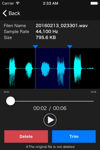 PCM Recorder Lite screenshot 2