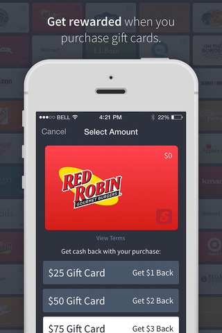 Swappable - Guilt-free gifting.  Buy, Give and Swap Gift Cards. screenshot 2