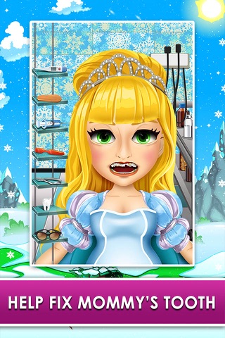 Frozen Mommy's Ice Baby Salon - beauty queen wedding spa & princess make-up games for kids! screenshot 4