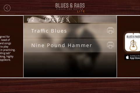 Blues & Rags Lite screenshot 2