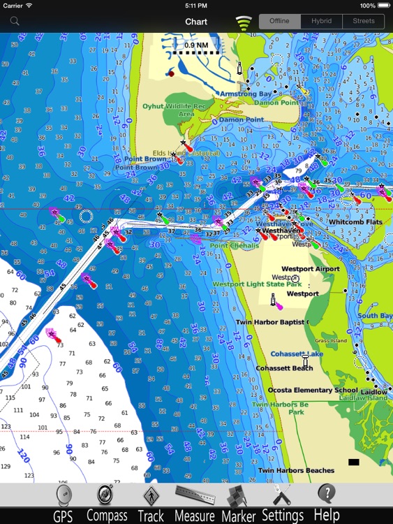 Washington Nautical Charts Pro
