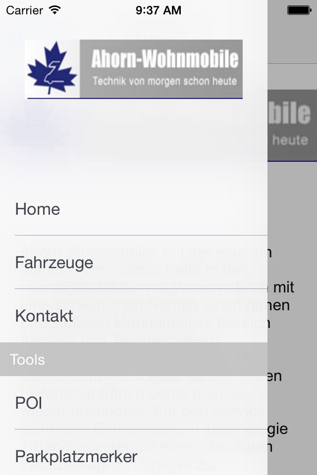 Ahorn Wohnmobile GmbH & Co KG screenshot 2