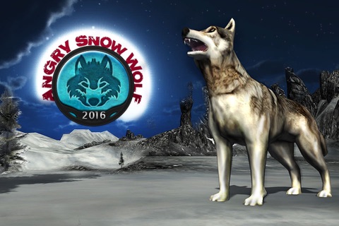 Angry Snow Wolf 2016 – 3D Wildlife alpha predator quest simulation game screenshot 3