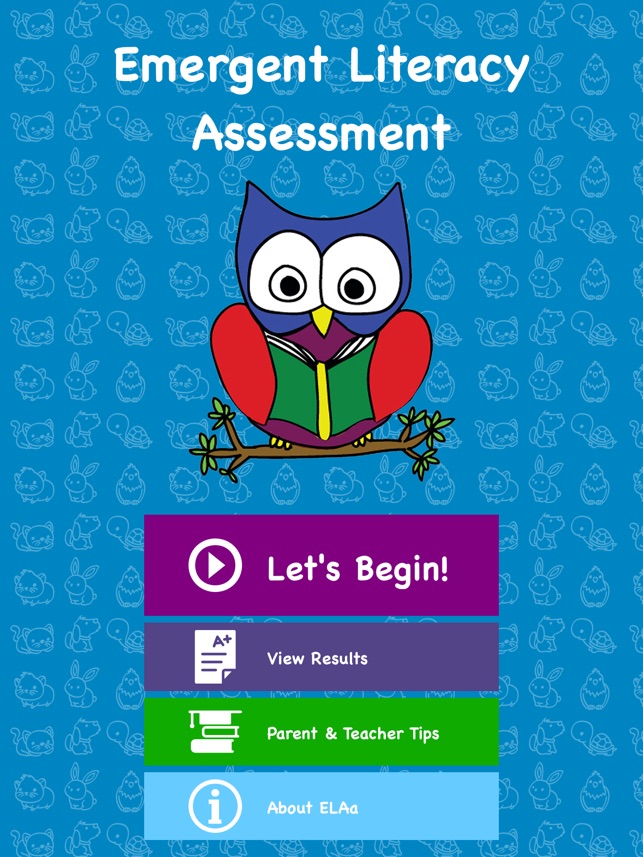 ELAa - Emergent Literacy Assessment app