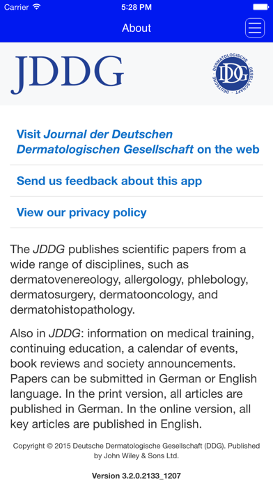 How to cancel & delete Journal der Deutschen Dermatologischen Gesellschaft from iphone & ipad 4