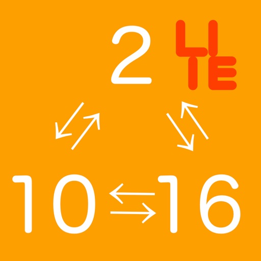 瞬換 進数 Lite - 2進数、10進数、16進数を一瞬で換算