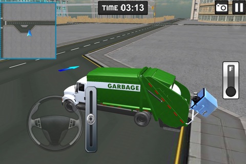 Garbage Truck Driver parking 3d Simulator- real city hero clean city screenshot 4
