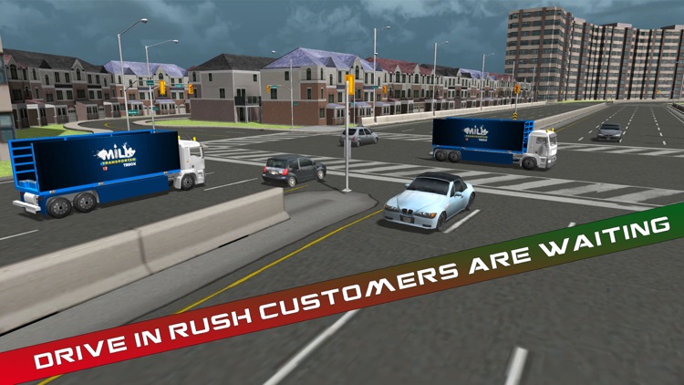 3D Milk Transporter Truck – Extreme trucker driving & parking simulator game